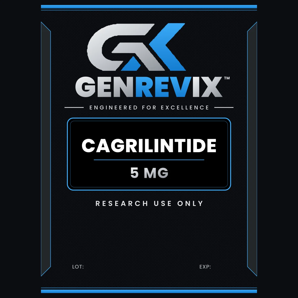 GenRevix CAGRILINTIDE 5mg research peptide