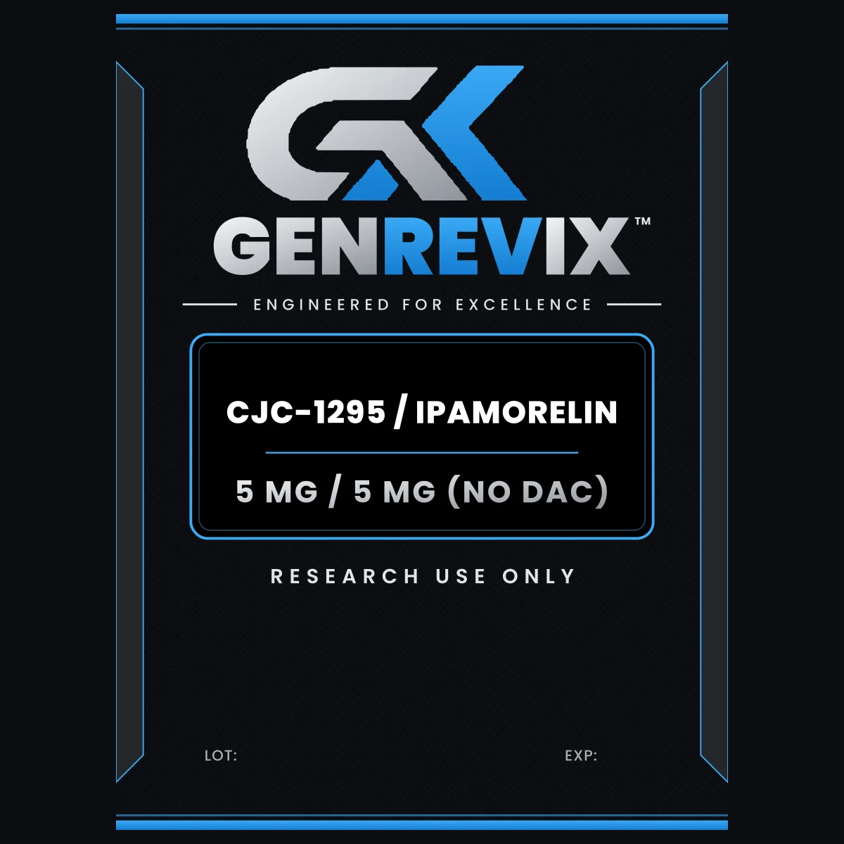GenRevix CJC-1295/IPAMORELIN (No DAC) 10mg research peptide
