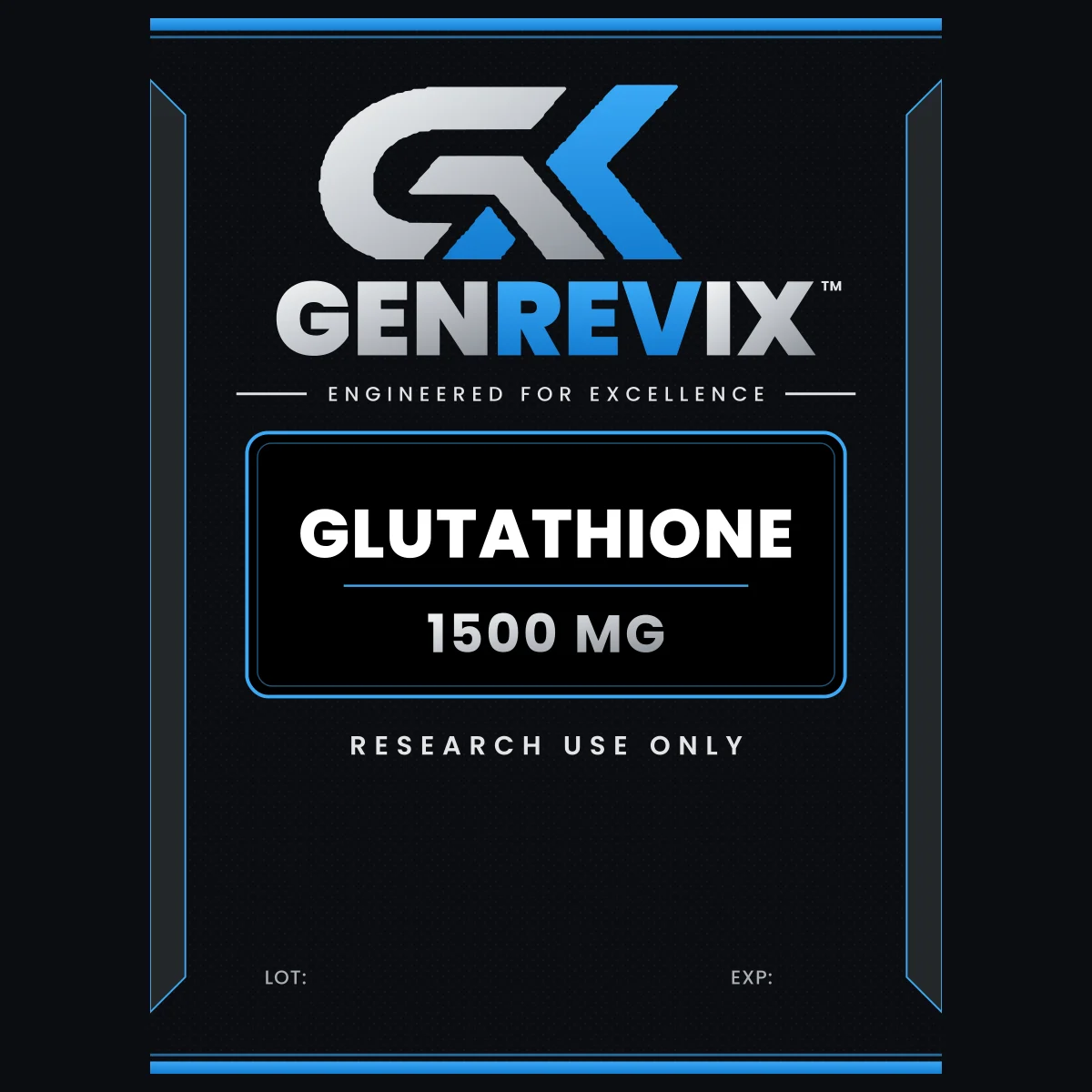 GenRevix GLUTATHIONE 1500mg research peptide