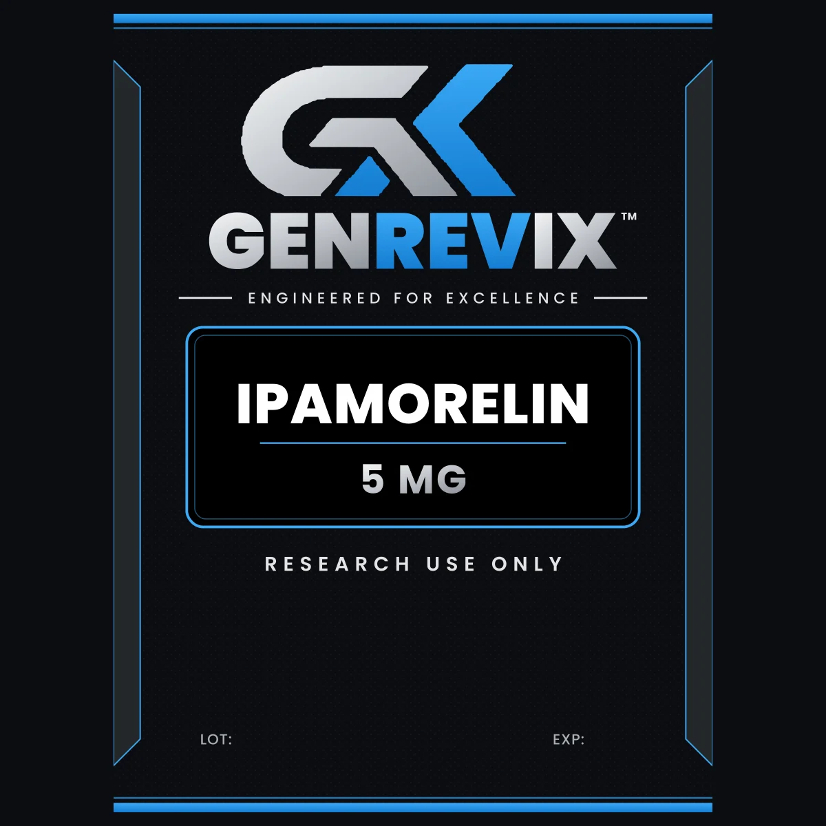 GenRevix IPAMORELIN 5mg research peptide