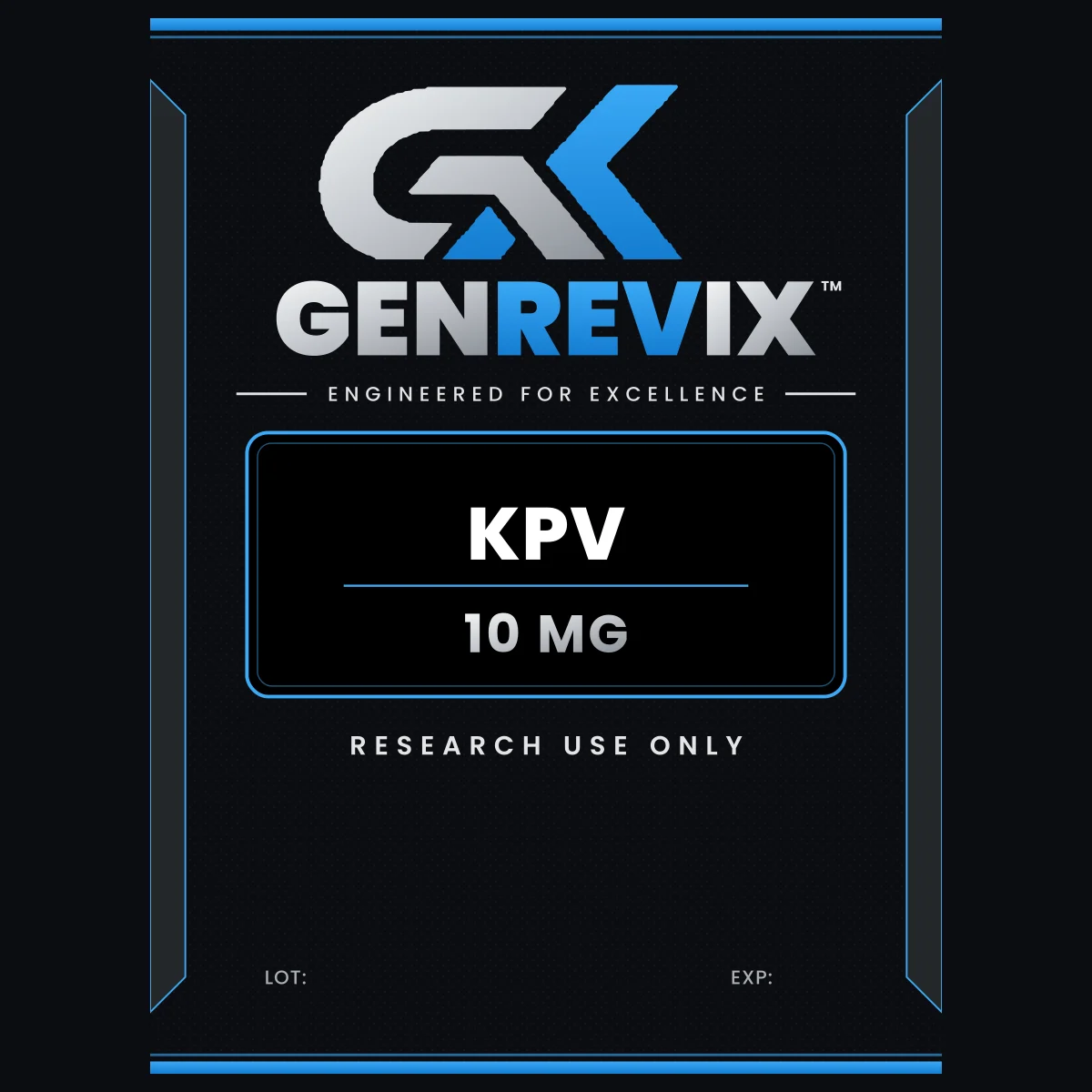 GenRevix KPV 10mg research peptide