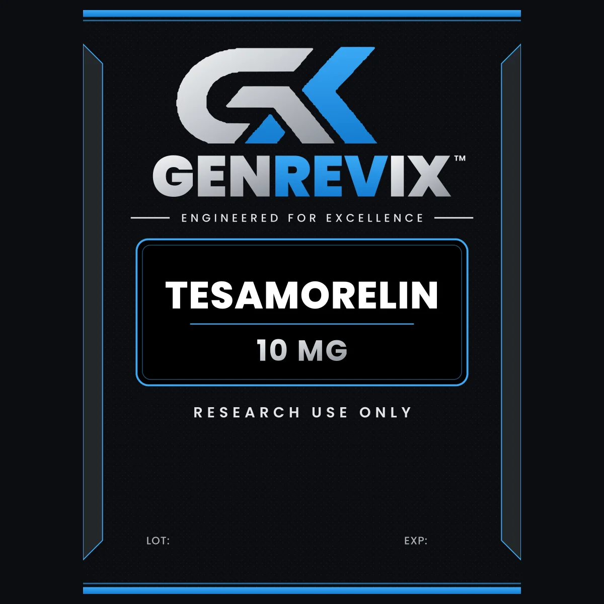 GenRevix TESAMORELIN 10mg research peptide
